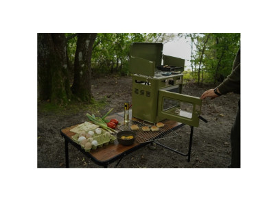 Plynový sporák s troubou Outdoor 2v1