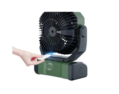 Ventilátor s párou Rechargable DoubleMotor WaterSpray Fan