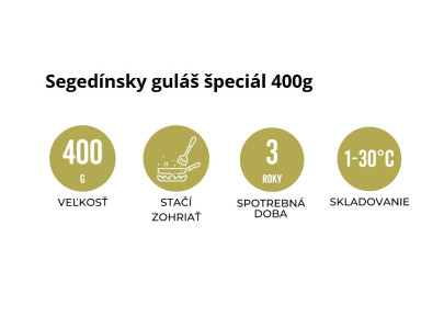 Jídlo Hotové Segedínský guláš speciál 400g