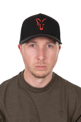 Kšiltovka Collection Trucker Cap Black Orange