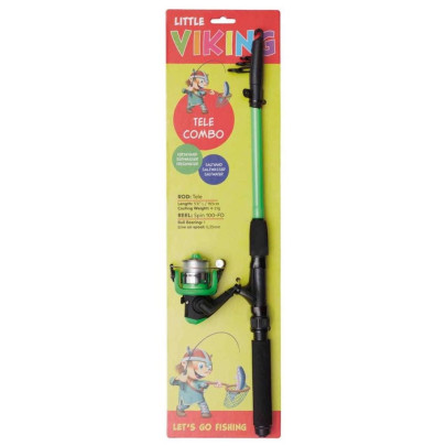 Set prut s navijákem Viking Combo Green