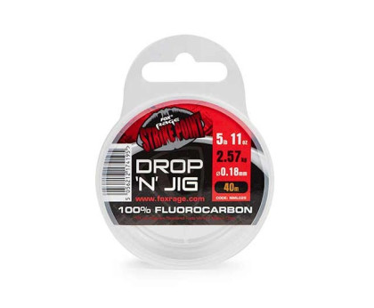 Fluorocarbon Strike Point Drop N Jig 40m