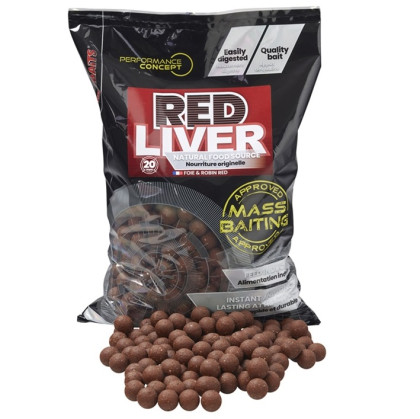 Boilies Mass Baiting Red Liver 3kg