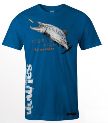 Tričko Hungry Salmon blue
