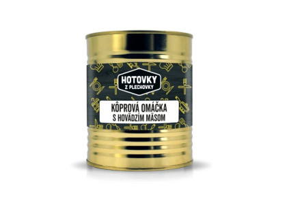 Jídlo Hotové Koprová omáčka s hovězím masem 800g