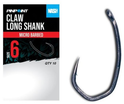 Háčky Claw Long Shank Micro Barbed