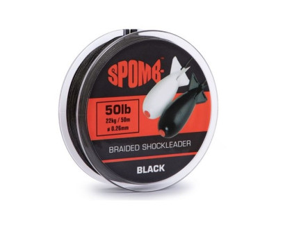 Šňůra Spod Braided Leader Black 50m 0,26mm 22kg