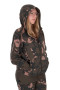 Mikina Womens Zipped Camo Hoodie