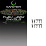 Mikroobratlík s kroužkem Covert Flexi Hook Swivels