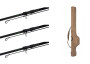 Prut Kaizen Green 3ks 12ft 3lb + obal Compac 3 Rod Divide