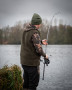Vesta Olive Sherpa Hybrid Gilet