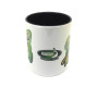 Hrnek Katran White with Black Handle